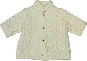 White Padded Coat | ThriftTale