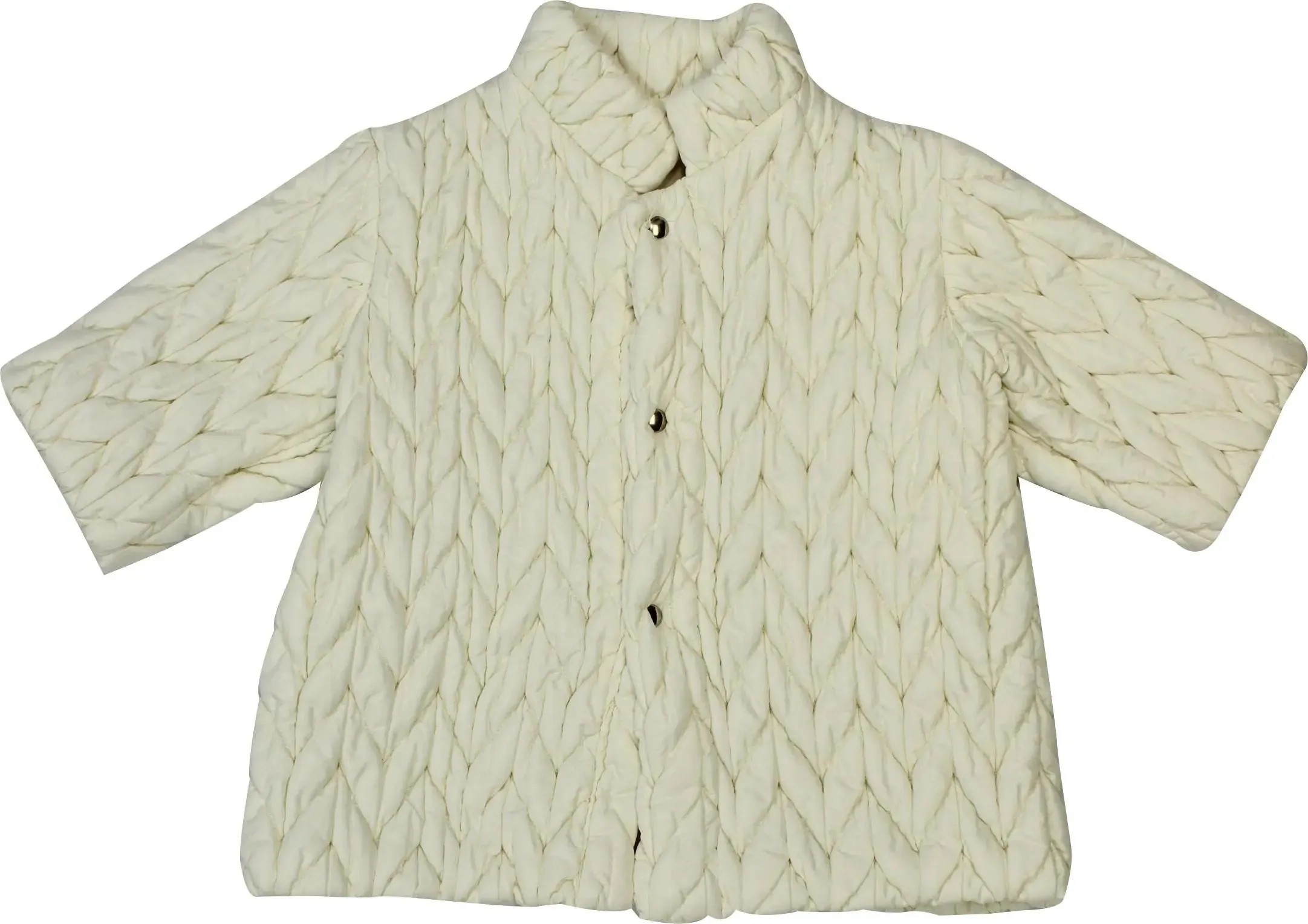 White Padded Coat | ThriftTale