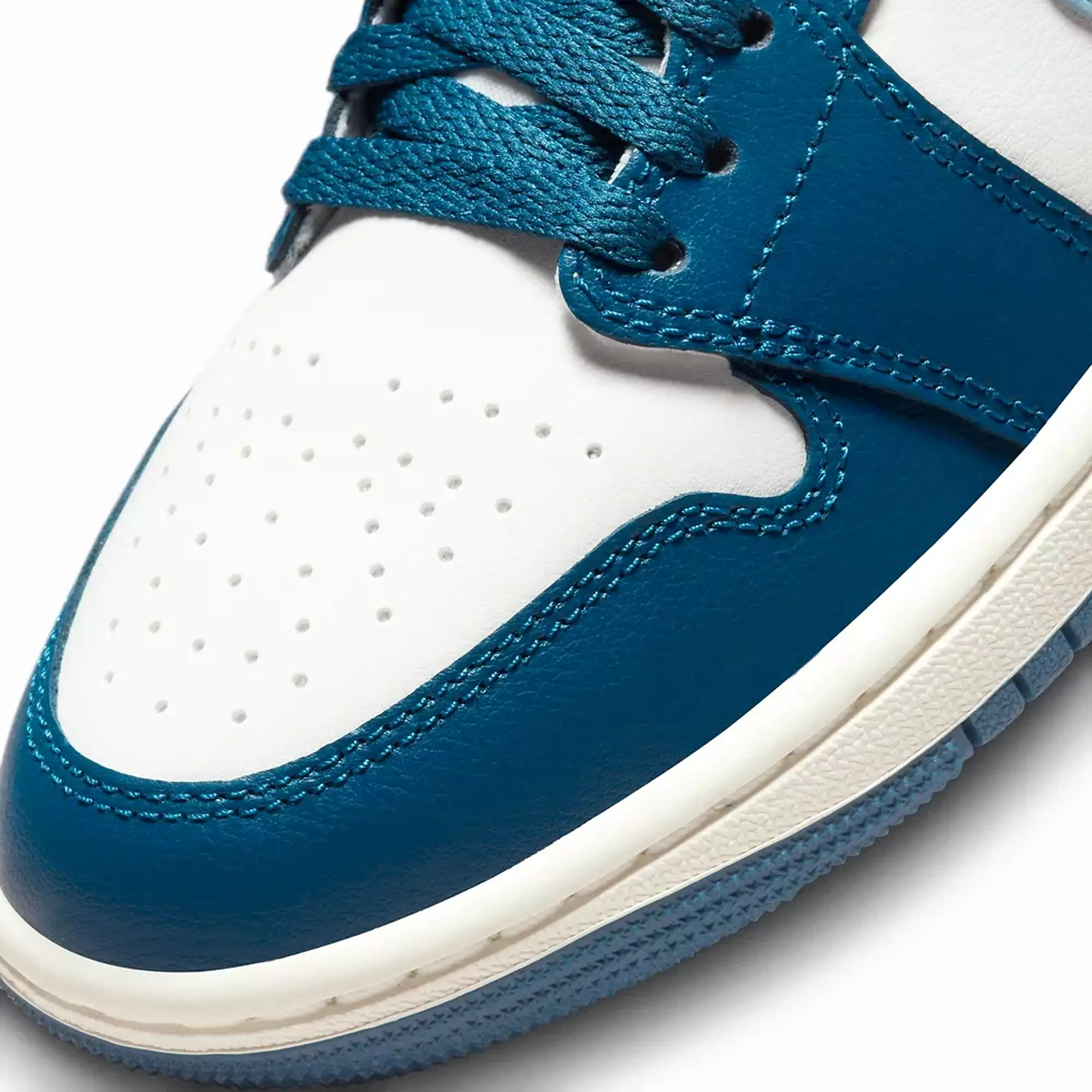 WMN'S AIR JORDAN 1 MID 'SKY J FR BLUE/OZONE BLUE-SAIL'