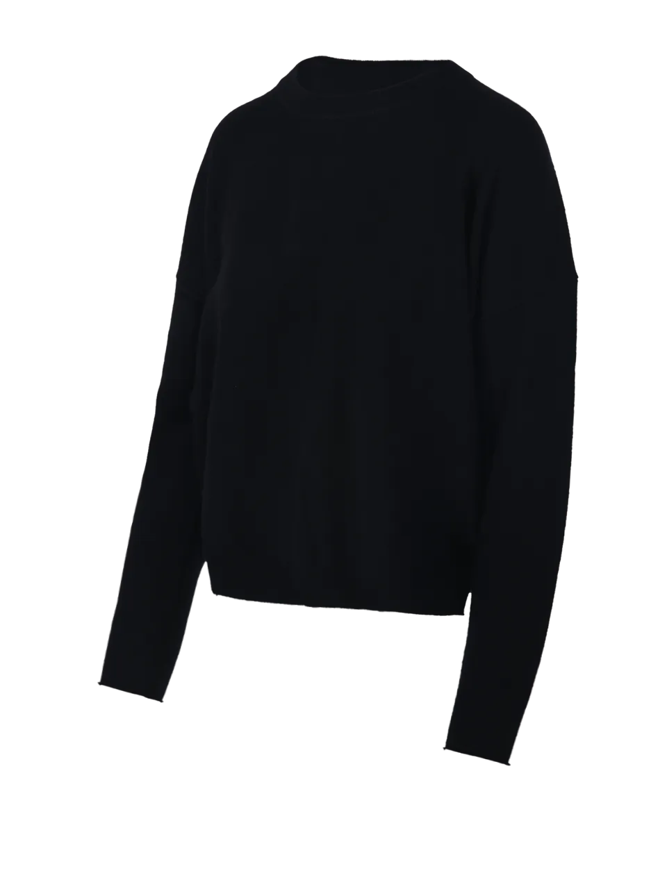 WOMAN ALLUDE BLACK CASHMERE SWEATER