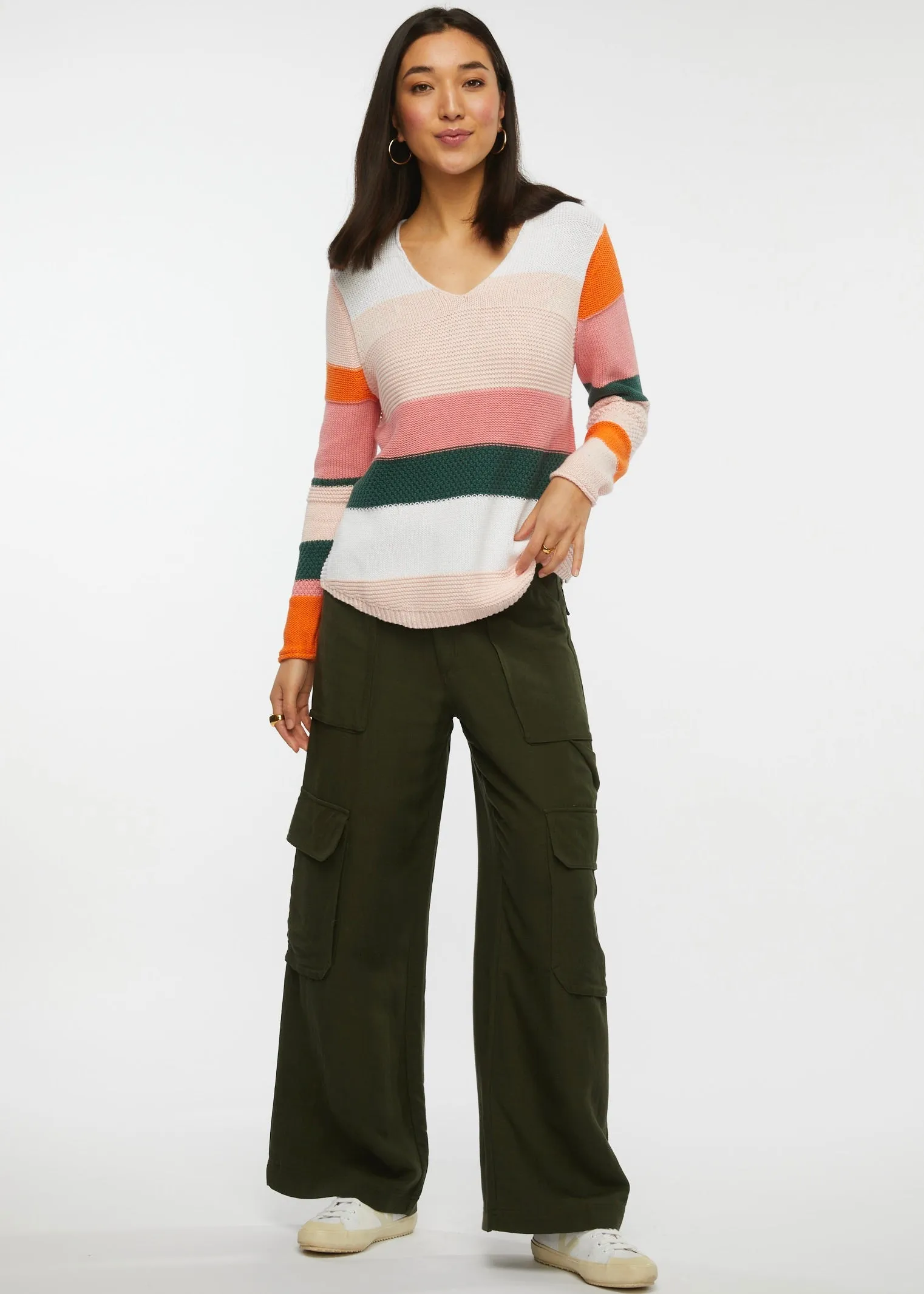 Zaket & Plover Knitted Sweater | Striped